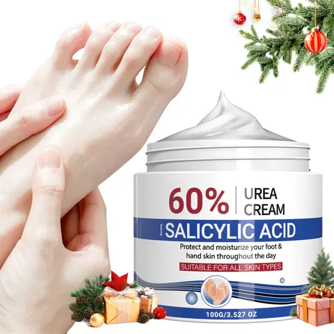 60% Urea Cream, Urea Foot Cream, Foot Care Cream, Moisturizing Foot Care Cream for Soothing Dry Skin, Foot Skin Nourish，Soothe Cracked Heels，Gentle Exfoliation, Hydrating Foot Skin Care Product for Women & Men, Cracked Heel Repair