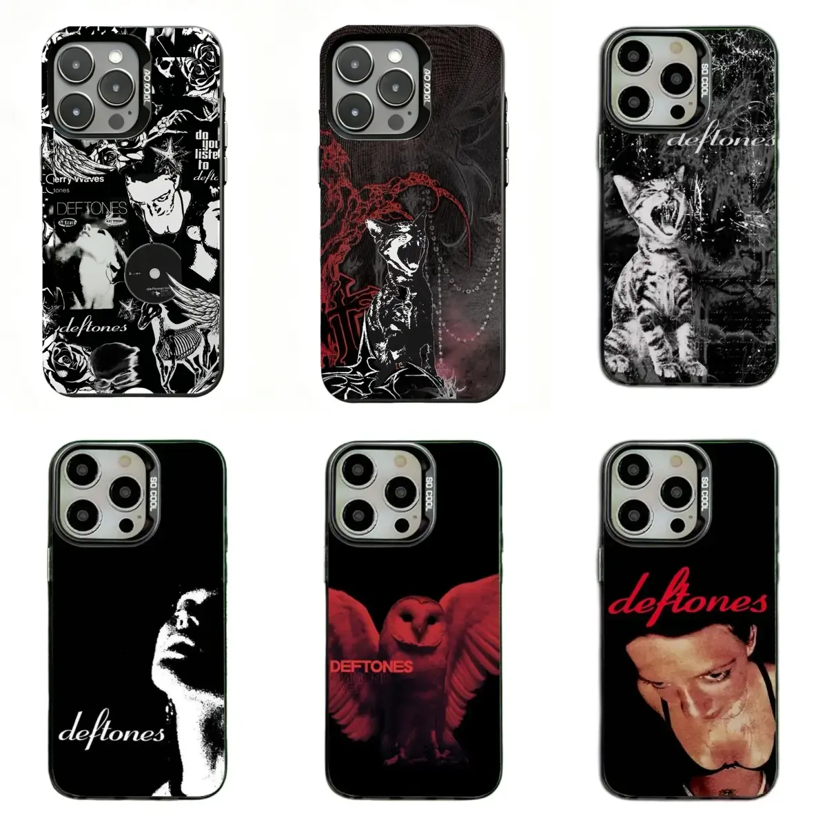 Edgy Deftonees Rock Phone Case Trendy Band Phone Case Compatible for iPhone 16/15/14/13/12/11/17 ProMax Plus for Samsung phones, suitable for both men and women,  Perfect Gift for Women Men.A gift for the fans