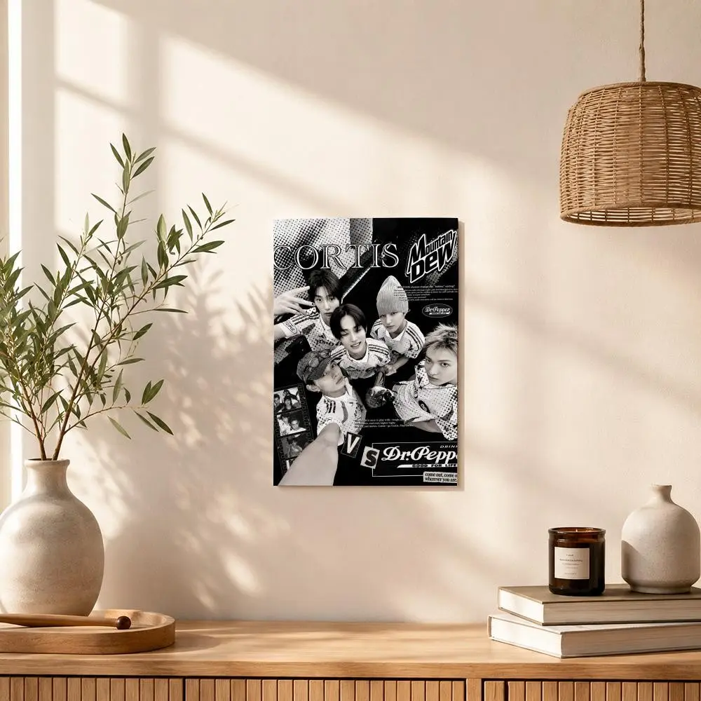 K-pop CORTIS Poster HD Waterproof DIY Wall Art Prints, Vivid Self Adhesive Poster, Anti Fade Home Decor For Bedroom Living Room Bar, Awesome Gift Option