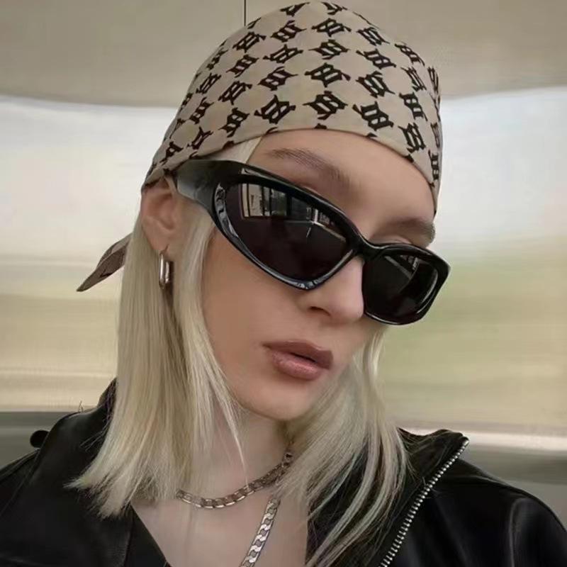 Sunglasses for driving, advanced sense anti-ultraviolet and anti-strong sunglasses, European and American steam punk sunglasses