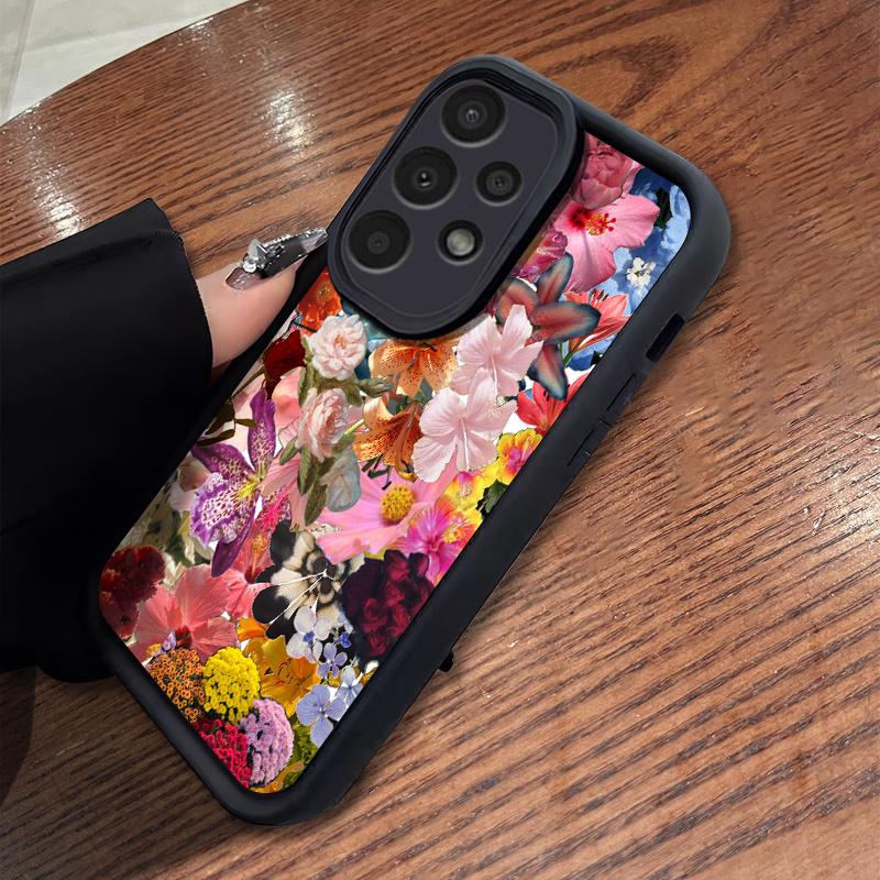 Beautiful Colorful Flower Pattern Phone Case forSamsung Galaxy S26 S25 S24 S23 S22 S21 Fe Plus Ultra A13 A14 A15 A16 A17 A33 A34 A35 A36 A52 A53 A54 Note20