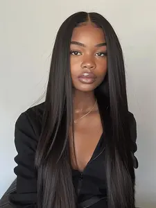 3 Pack Synthetic Straight Hair Bundles 22 Inch Braiding Crochet Hair Extension Silky Straight Crochet Braids Hair Bulk