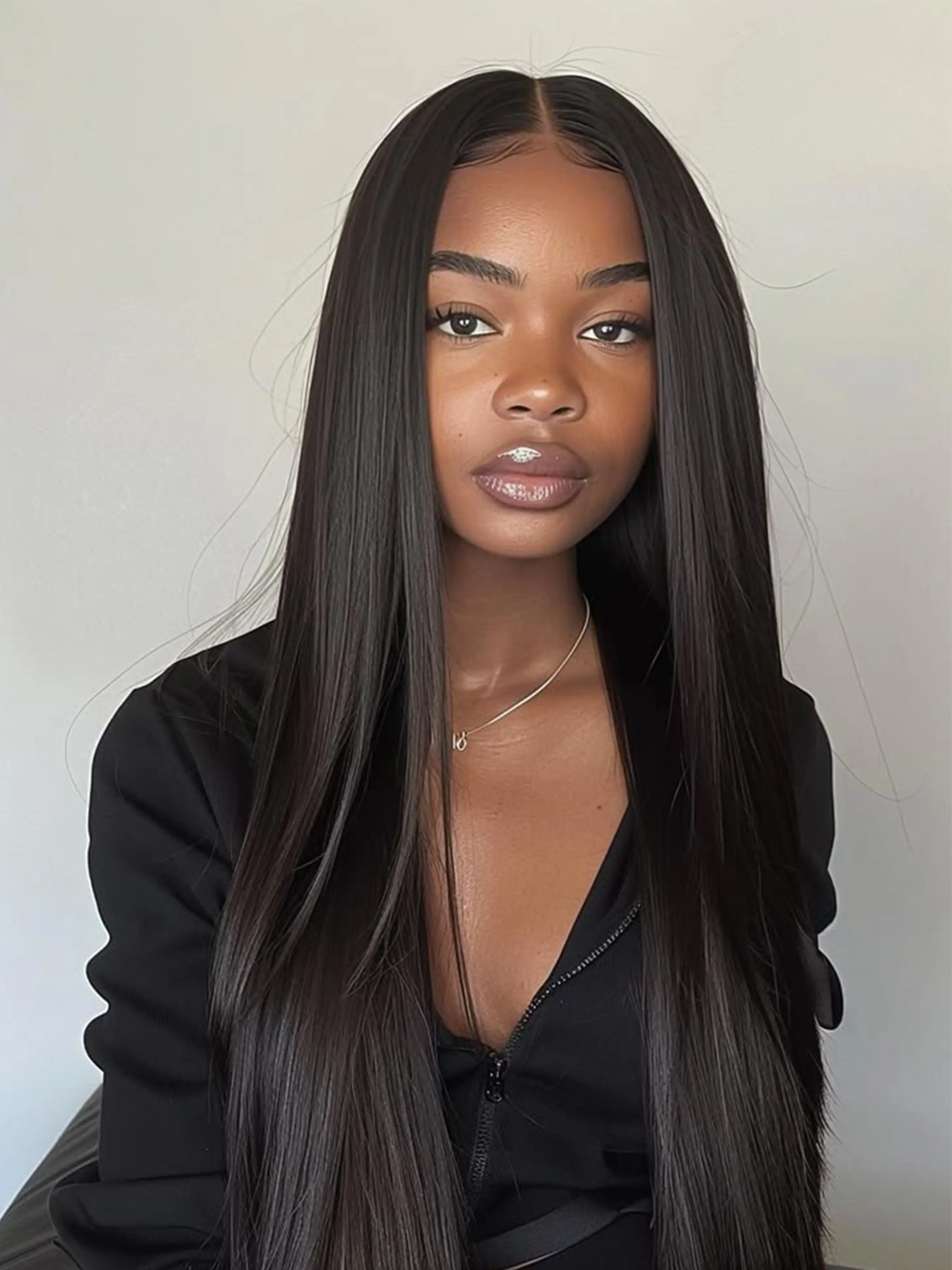 3 Pack Synthetic Straight Hair Bundles 22 Inch Braiding Crochet Hair Extension Silky Straight Crochet Braids Hair Bulk Box Braids