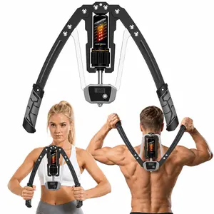 Hydraulic Power Torque I Adjustable Fitness Equipment (22-440 lbs) for strengthening triceps, chest, arms, and the entire upper body.Equipped with a smart repetition counter and lifetime support.
