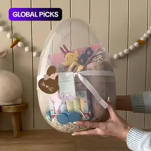 Giant 12 Inch Transparent Plastic Easter Egg, Perfect for Egg Hunt, Party Decoration, Candy Storage, Gift Packaging, Holiday Supplies #TOP PICKS