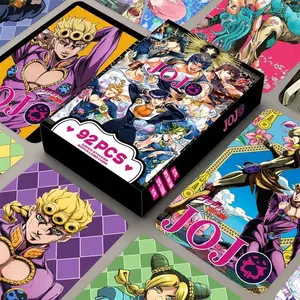 NEW 92 PCS Anime JoJo's Bizarre Adventure Lomo Card Double-sided Hd Color Printing Picture Collection Card Gifts
