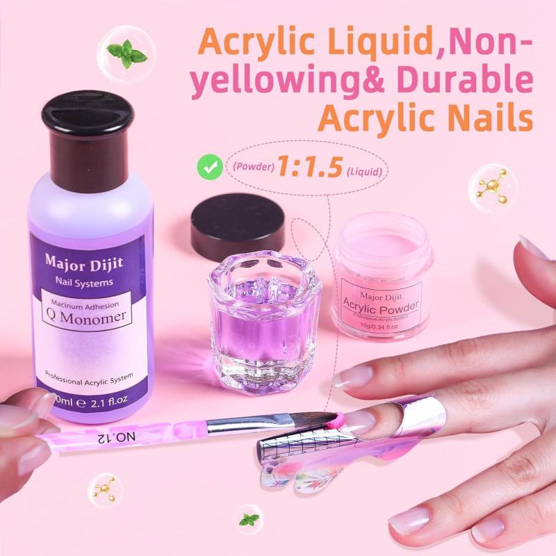 Acrylic Nail Kit with Drill Set for Beginners with Everything 12 Color Acrylic Powder Nail Decoration Tools Home Salon Acrylic Nail Kit with Drill Set for Beginners with Everything 12 Color Acrylic Powder Nail Decoration Tools Home Salon
