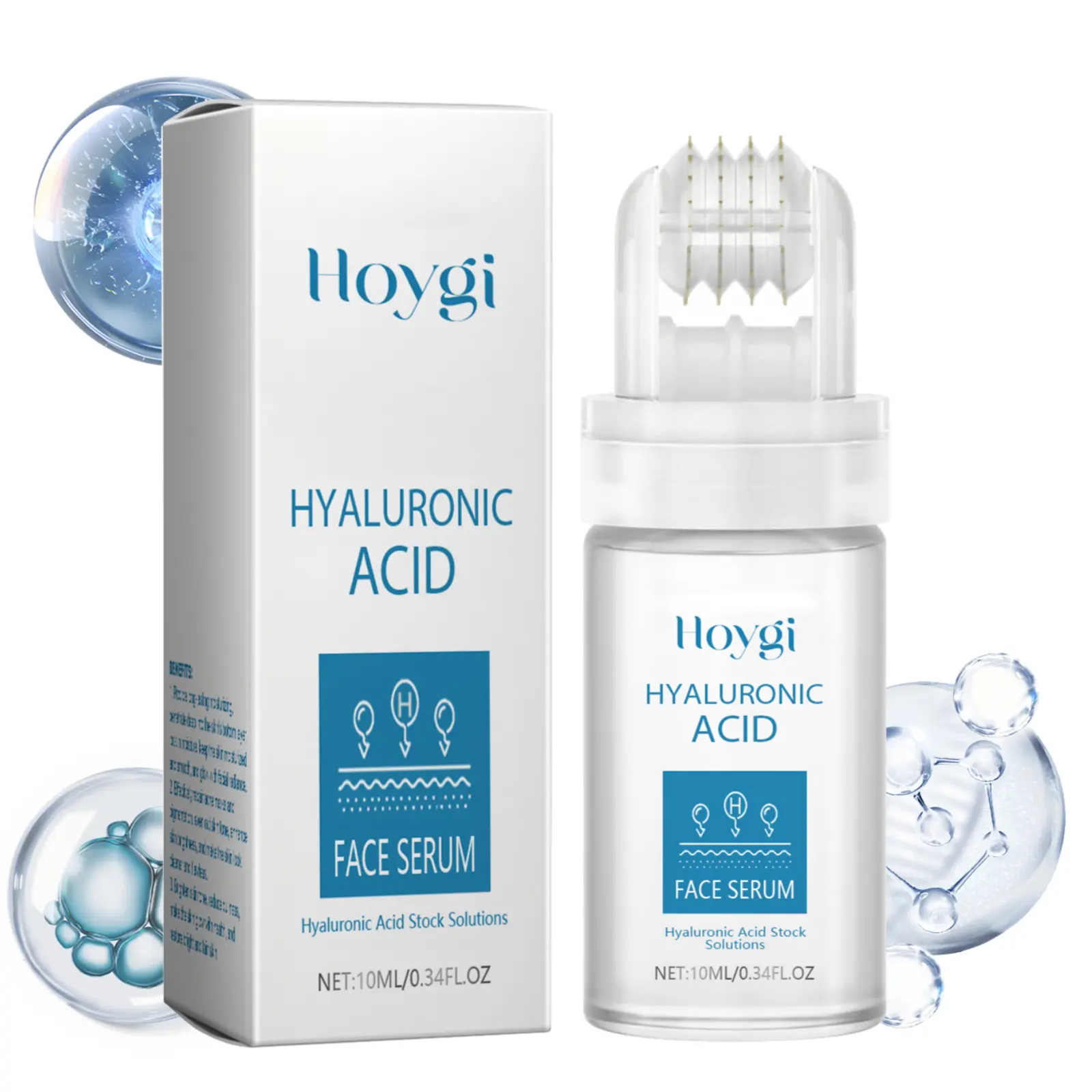 Hoygi Hyaluronic Acid Face Serum, Radiant Facial Skin Improves Skin Pores And Hydrates