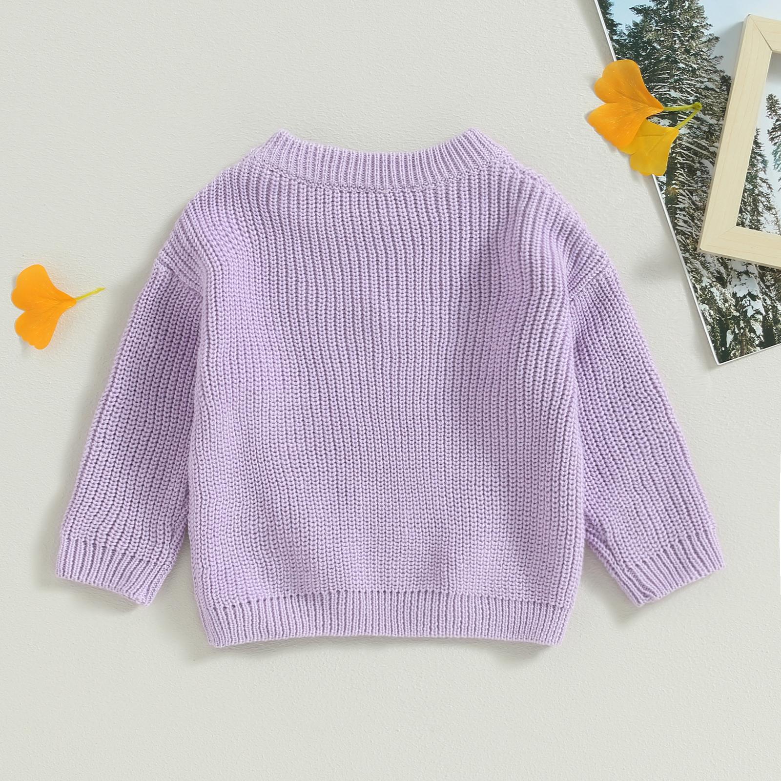 Toddler Baby Girl Knit Sweater Blouse Pullover Sweatshirt Flower Embroidery Warm Long Sleeve Tops 0-5 Years Toddler Baby Girl Knit Sweater Blouse Pullover Sweatshirt Flower Embroidery Warm Long Sleeve Tops 0-5 Years