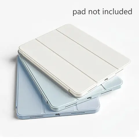 Magnetic Auto Sleep/Wake Tablet Case, 1 Count Soft TPU Back Protective Cover, Tablet Protector Compatible with iPad, Durability, Tablet Accessories (Case Only)