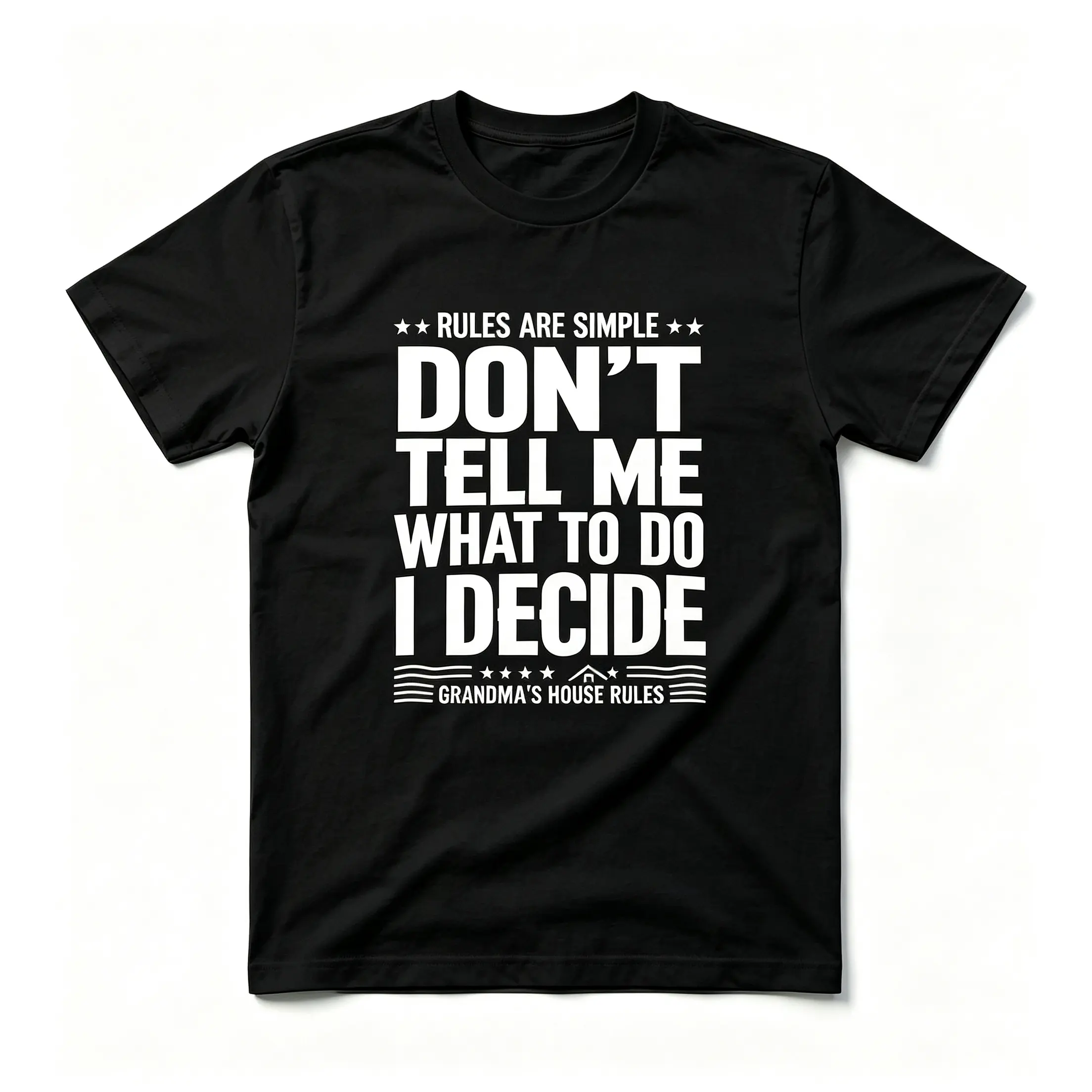 Funny Grandpa Sports T-Shirt - Smooth, Soft, Seamless, Elastic, Stylish Sports Top| You Can't Tell Me What To Do, You're Not My Granddaughter