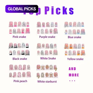 Delicate Thing Women's Y2K Style Nail Art Set, Nail Kit, Pure Handmade Design, Includes XS-S-M-L Sizes, Perfect Gift for Women & Girls, No Glue Needed #TOP PICKS