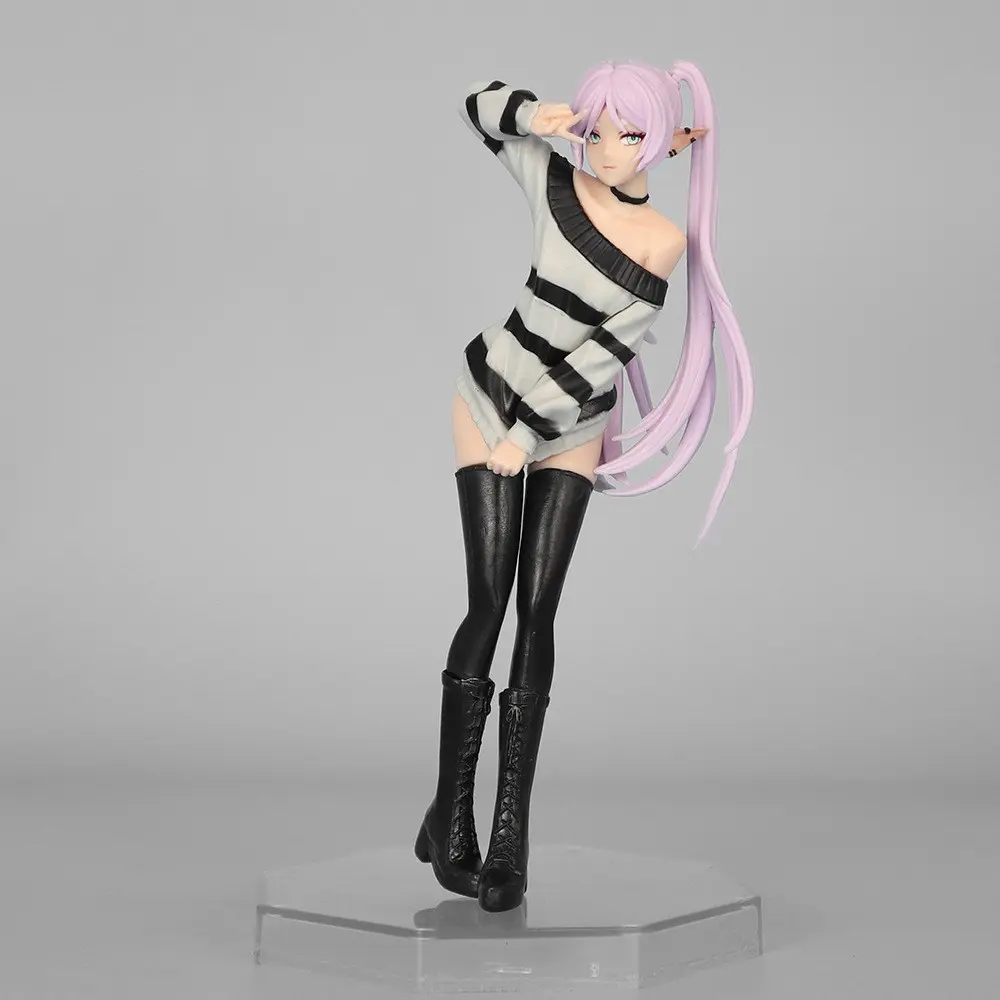New Arrival Anime Girl Standing Figure Frieren Handmade Model, Trendy Desktop Car Ornament Collectible Decorative Piece Cute Collectible Figurines, Cute Figures