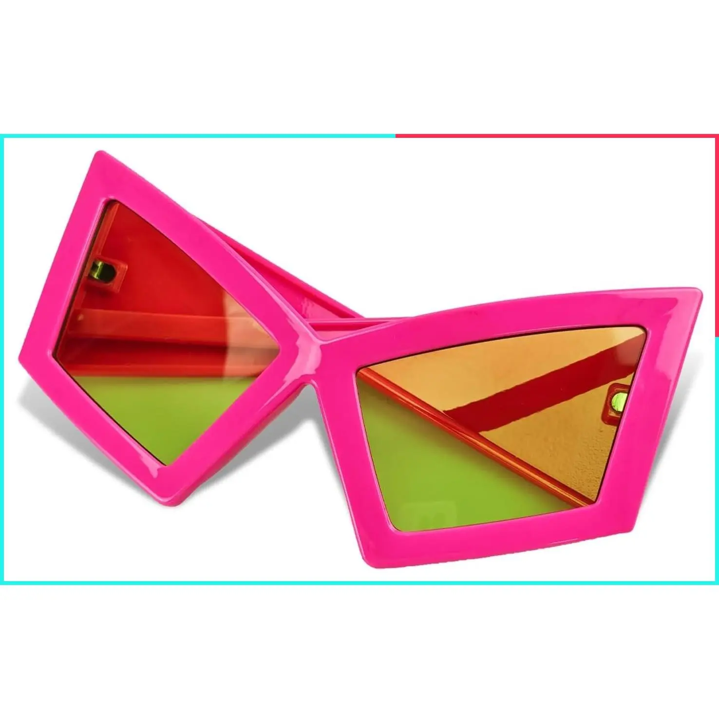 Oversized Funny Party Sunglasses Costume Accessories - Large Novelty Glasses for Birthday, Dance Celebrations, Photo Props & Fun Decor