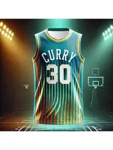 Summer New Arrival Men Basketball Jersey 30 Number Sleeveless Vest Tracksuit Training Uniform Tank Top Sportswear Training Vest