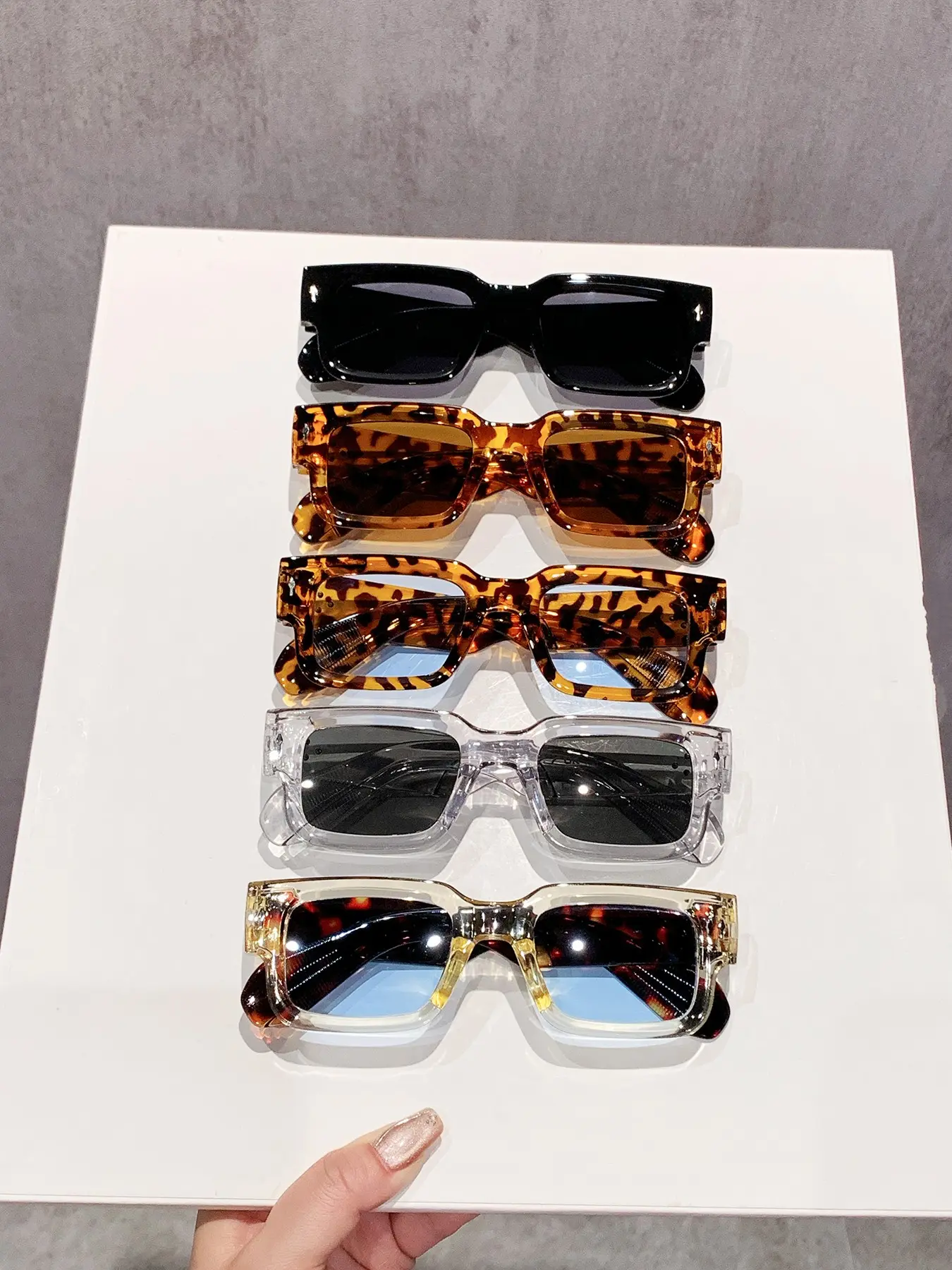 5 Pairs Small Frame Glasses, Compact Design for Everyday Use, Lightweight & Stylish Eyewear, Perfect for Casual Wear