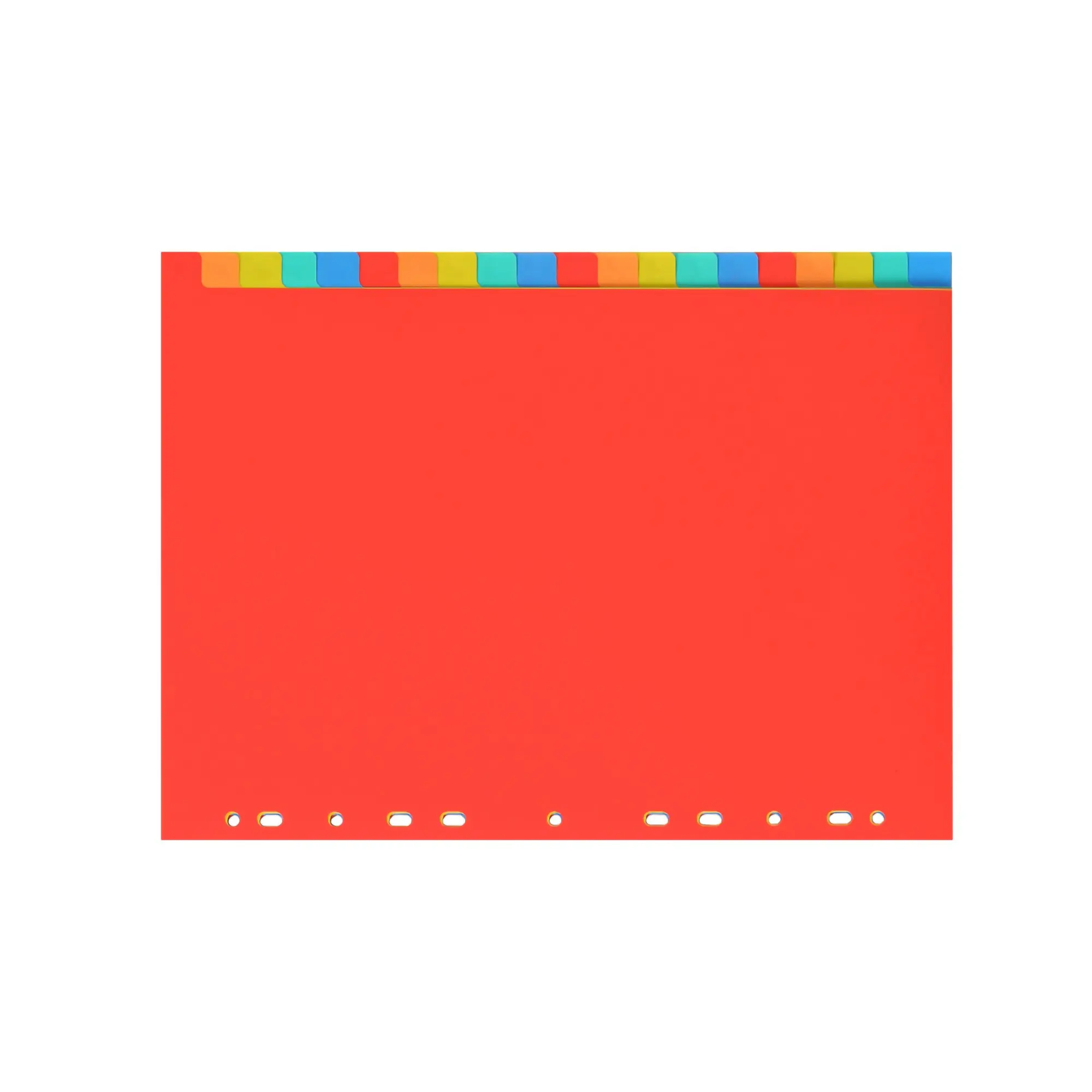 11 Ring Dividers For 3 Ring Binder A4 Index Dividers A4 Binder A4 Notebook Color Index Cards Loose Leaf Notebook Dividers Perforated Dividers Dividers Folder Office PVC