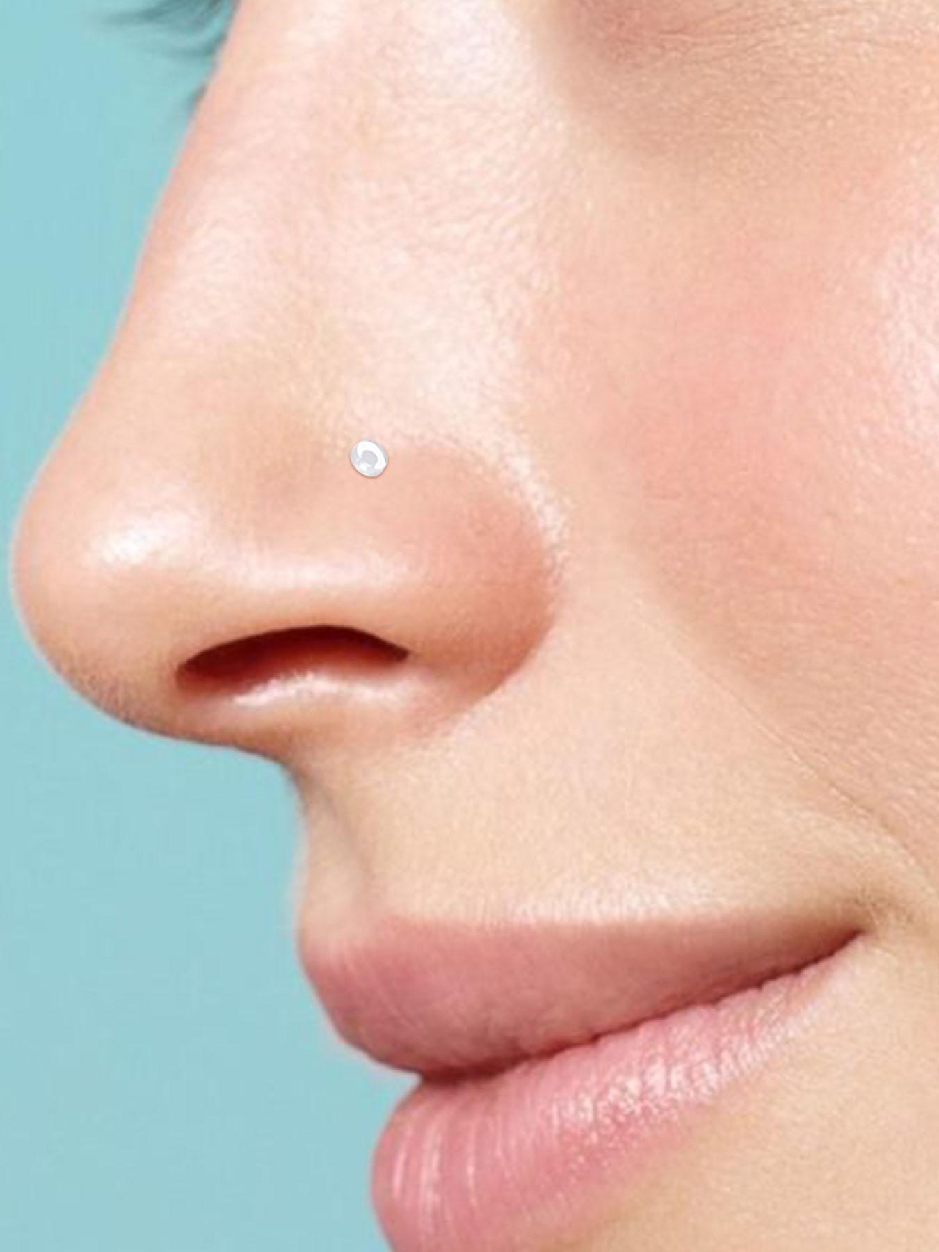 Unisex Transparent Nose Ring, 20pcs/set L-shaped Straight Nose Ring, Nose Studs, Nose Ring Holder, Nose Ring Kit, Nose Piercing Kit, Fashion Accessorie for Men and Women