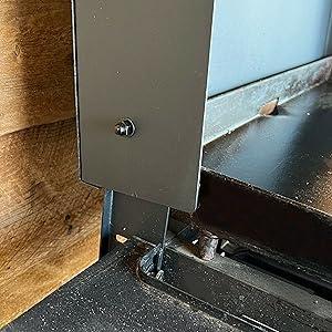 36 inch Hinged Lid Cover Compatible with Blackstone Griddle Grill Lid Hard Cover with Rear Grease Collection Powder Coated Black Household Items