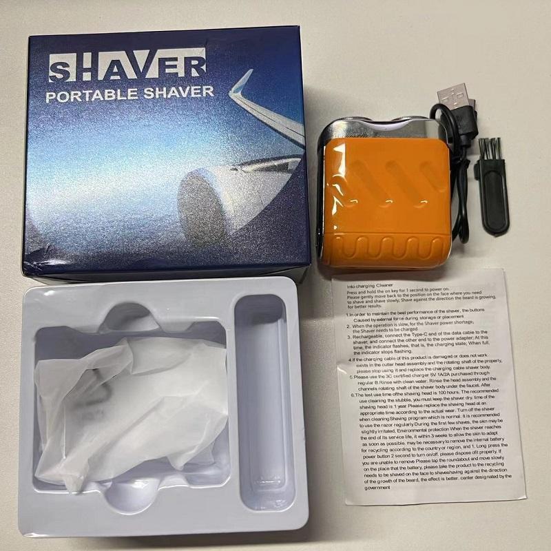 Mini Portable Electric Razor, Men's Beard Trimmer, Travel Mini Razor, Dual Head Floating Mens Electric Razor, Beauty Tool, Gift Choice