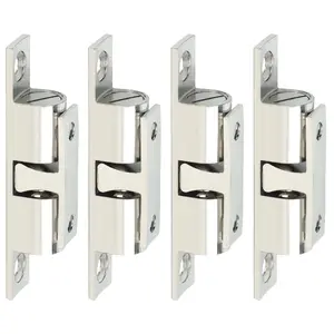 4pcs Dual Roller Latch Cabinet Lock, Adjustable Ball Tension Roller Latch Brass Cabinet Door Lock, Solid Brass Cabinet Lock and Latch