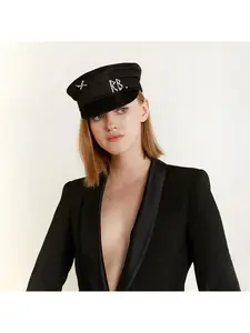 New Luxury Women Pearls RB Letter Newsboy Caps Women Flat Hat Adjustable Women Beret Hats Gorras Mujer 2026