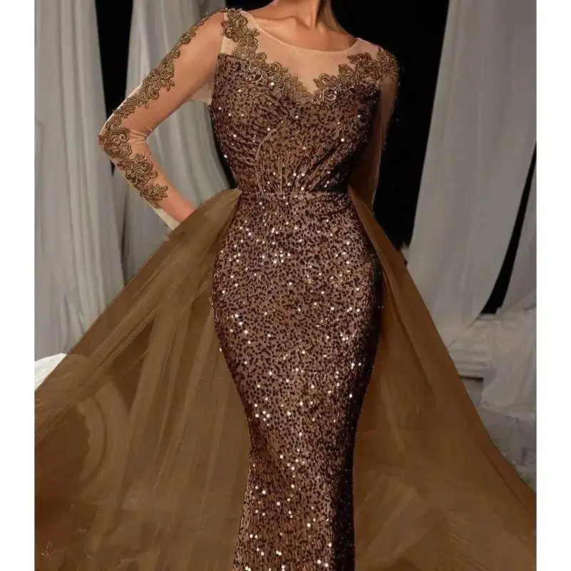 2025 Women's Ball Gown Long Dress Elegant Long Lace Party Evening Dress
