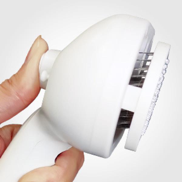 Steam Cat Brush for Shedding - 3 In 1 Self Cleaning Dog Brush for Long & Short Hair Dogs & Cats, White