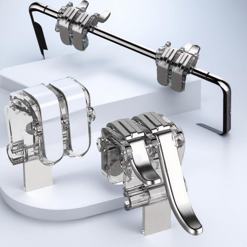 Ergonomic Mobile Game Controller with High-Sensitivity Triggers & L1R1 L2R2 Buttons - Quick Aim, Precision Burst Fire, Easy Install for PUBG, Mobile Legends, FPS Games - Pro Gamer Essential for Better Performance