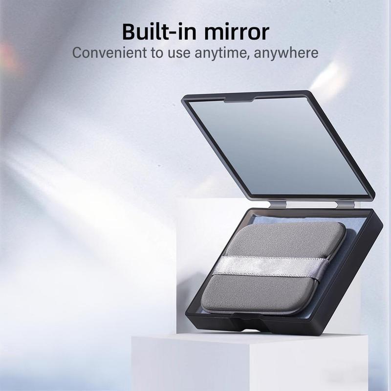 Portable Oil Absorbing Face Paper with Mirror & Puff, 500pcs/set Oil Control Face Paper, Makeup Blotting Paper for Oily Skin, Facial Makeup Tool