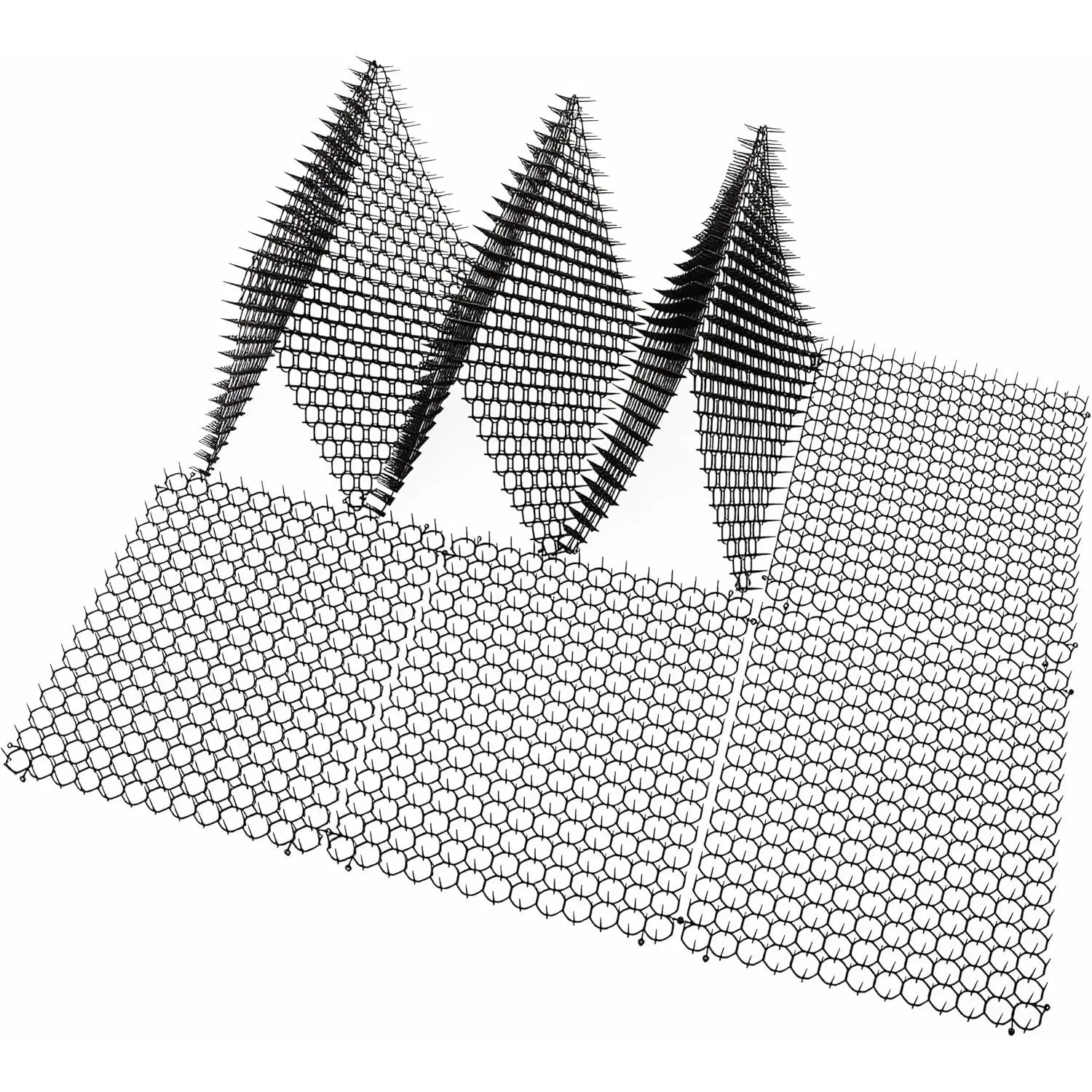 10 Pack Cat Repellent Mat for Indoor & Outdoor Anti Cat Scratch Mat with Spikes Cat Deterrent Mat for Garden Sofa Bed Waterproof & Reusable