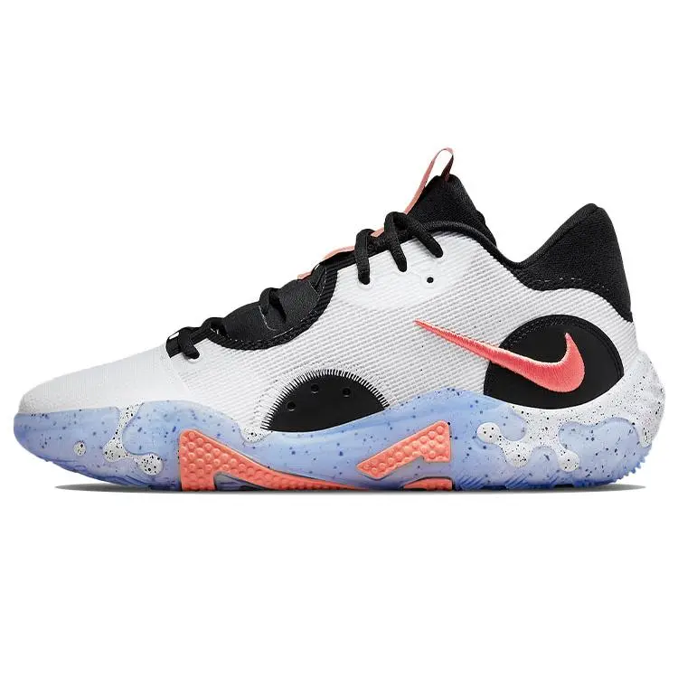 Nike PG 6 EP Paul George Low-Top React Basketball Shoes for Men and Women in White and Black Verifiable, with credentials and supporting global authentication