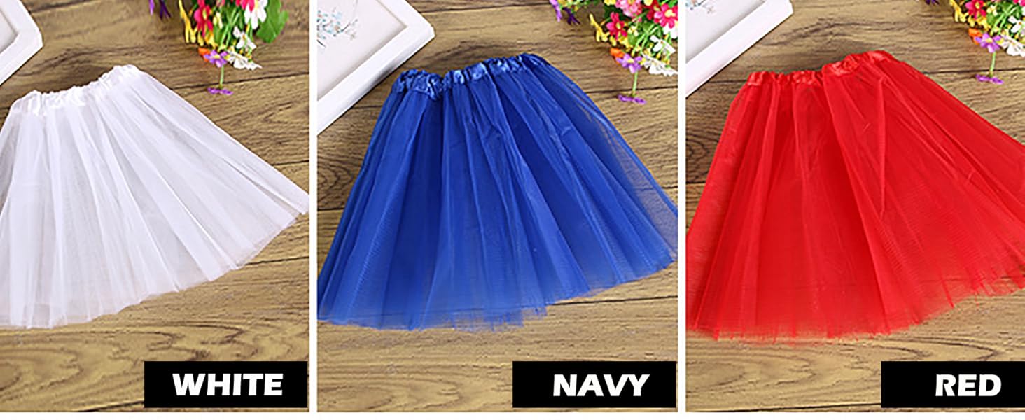 Tutus for Women 5 Layered Tutus Girl Teens Short Skirt Colorful Running Skirts Rave Costume Tutu Dance Skirt