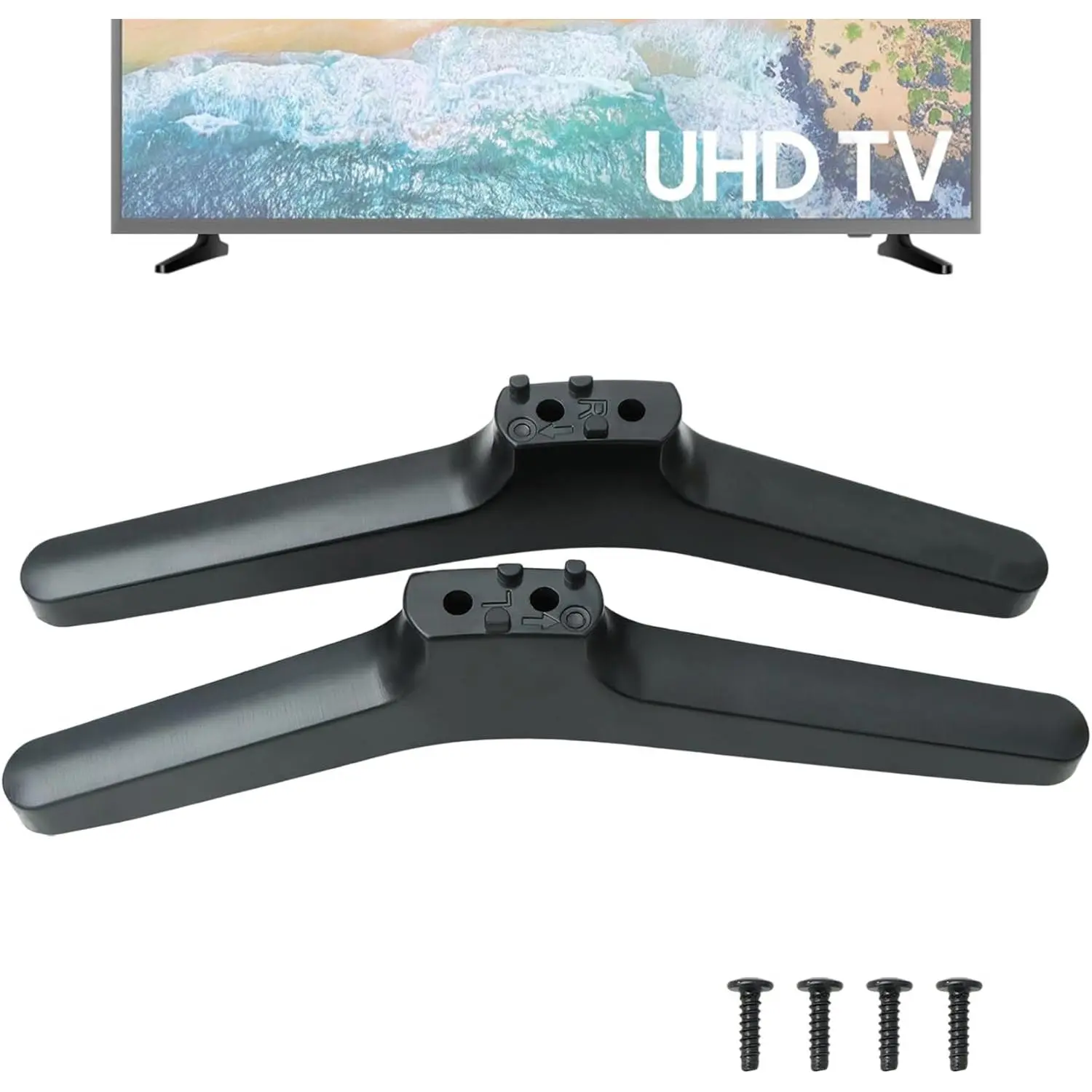 Replacement Legs for Samsung 43-in UN43NU6900F/UN43NU6900FXZA, UN43NU6950F/UN43NU6950FXZA TVs - BN81-16872A TV Support, TV Replacement Stands (Home Supplies), 43 Inch