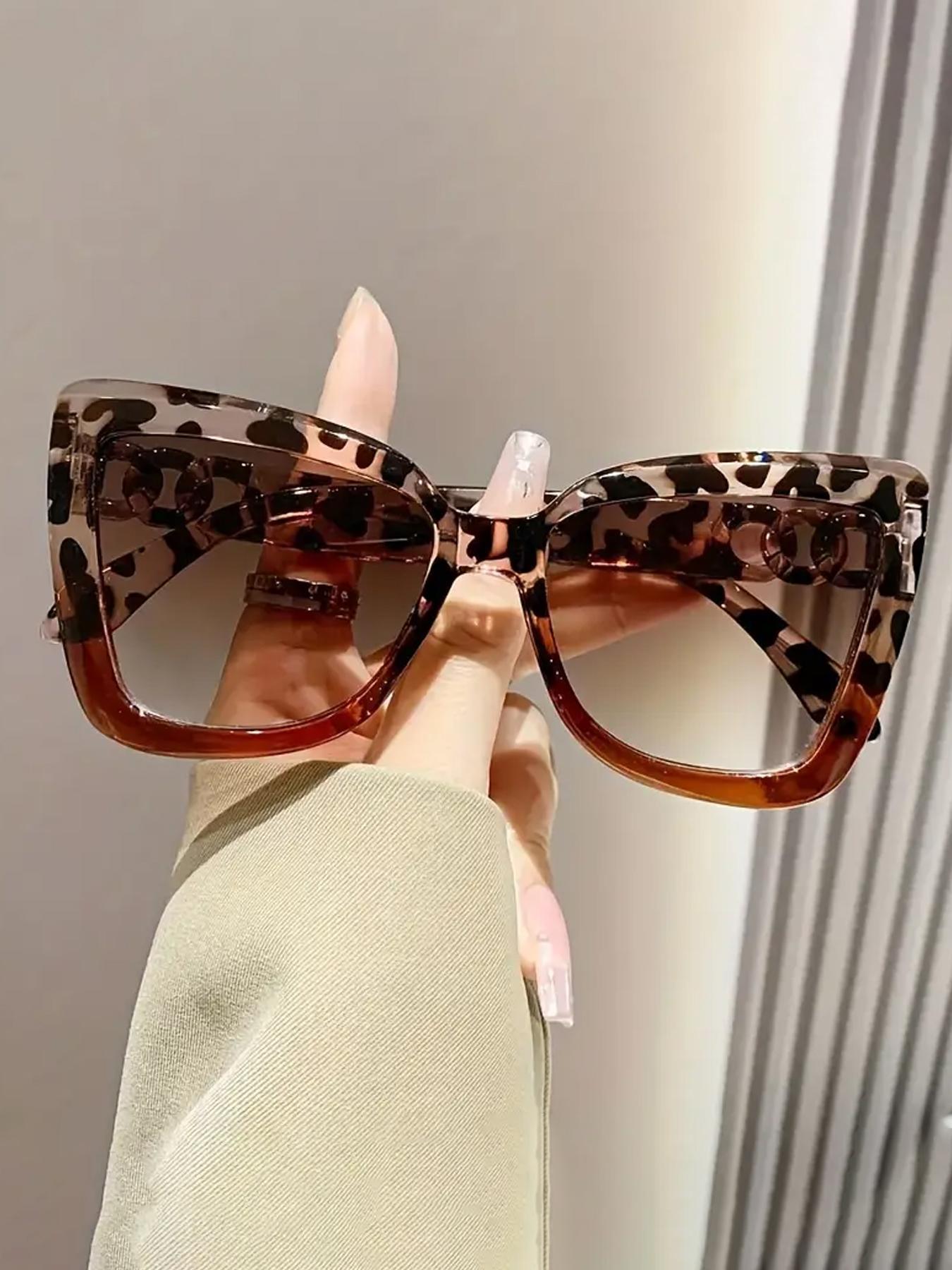 Women's Fashionable Cat Eye Frame Sunglasses, Trendy Casual for Everyday Use, Fashion Accessories for Outdoor Activities, Trendy Styling Sunglasses