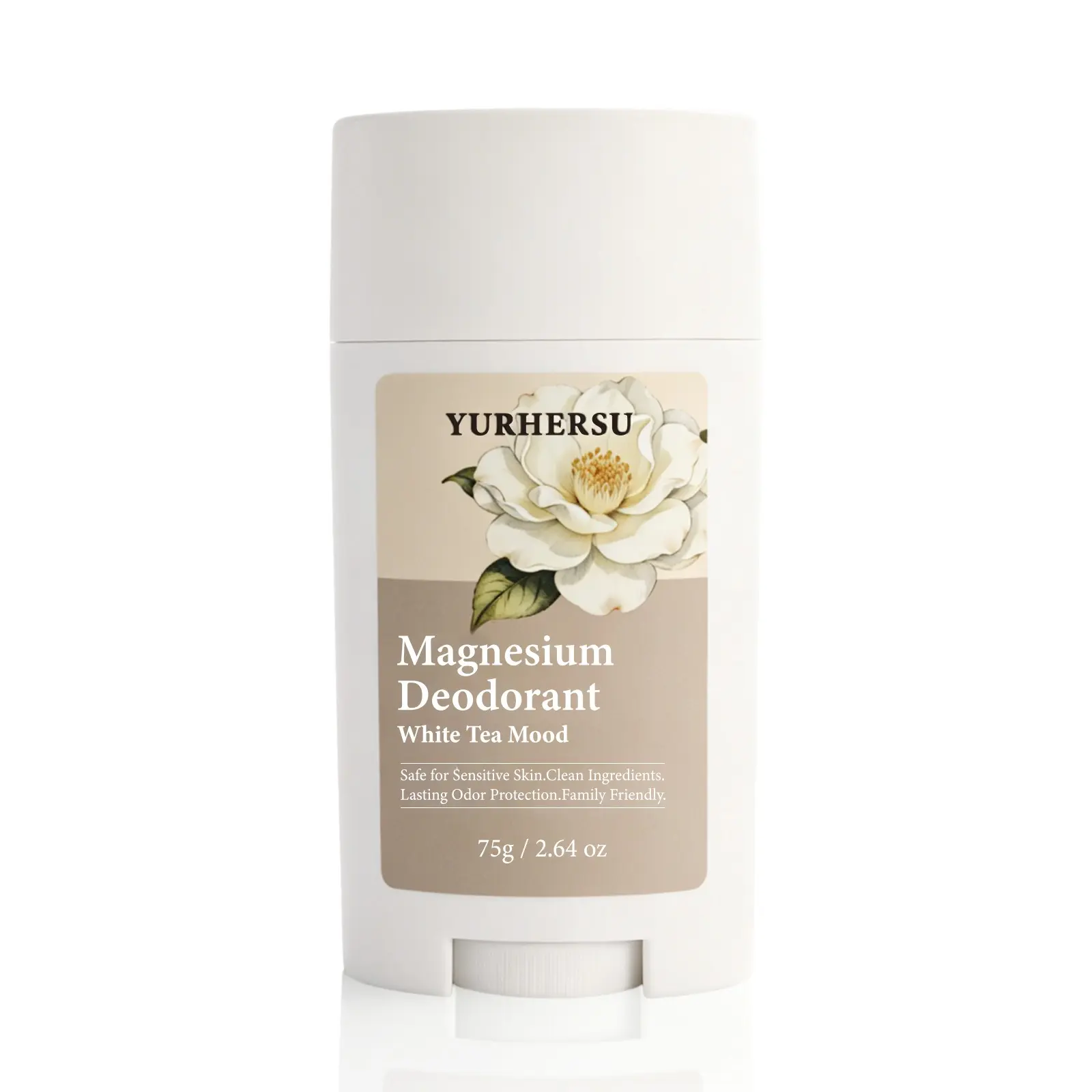 Magnesium Deodorant Stick Pure Plant‑based All‑day Fresh Protection Mood‑calming Deodorant Stick Suitable For Sensitive Skin Men Women Kids Family Daily Sweat & Odor Control