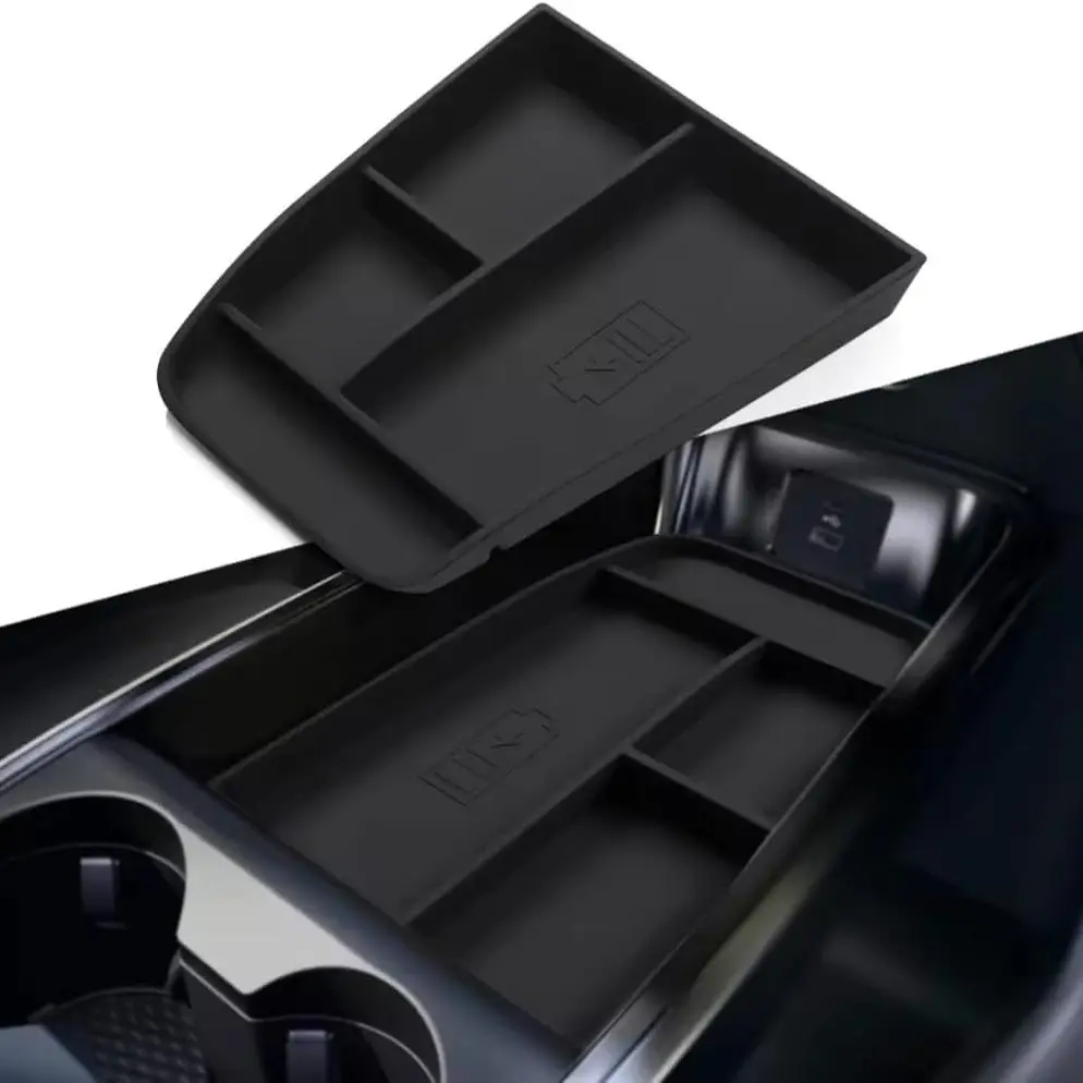Mustang Mach E Dashboard Storage Box, Phone Charging Pad Tray, Organizer, Interior Accessories for Mach E 2021