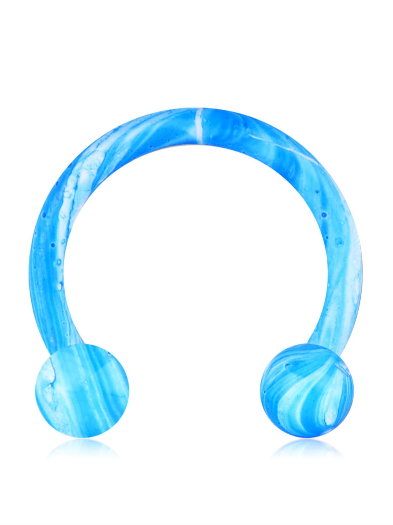 Stainless Steel Nose Ring, Horseshoe Design, Septum Piercing, Hypoallergenic Piercing Jewelry for Men & Women, Halloween Festival Accessories