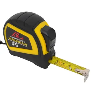 Auto-Lock Measuring Tape, 16- (5M)  Side Retractable Tape Measure, Inch/Metric Scale, MID Accuracy, for Electricians, Carpenter, Surveyors and Engineers, with Rubber Protective Casing