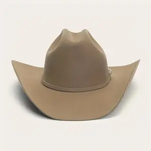 [Vintage Cowboy Hat] Vintage Western Hat | Curved Brim Solid Color For Men And Women, Casual Formal Occasions, Farm Ranch Outing