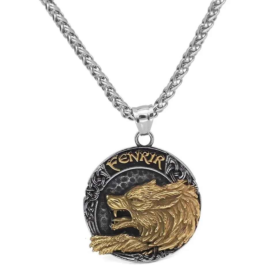 Nordic Odin   Necklace For Men   Stainless Steel  Pendant