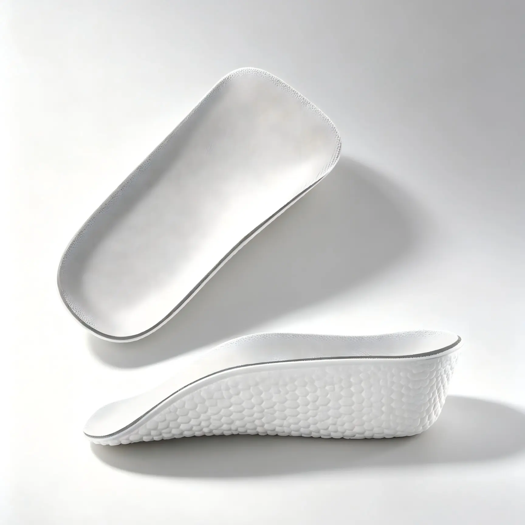Half Sole Invisible Heel Lift Insoles, Sponge High Energy Rebound, Comfortable Foot Care, Boost Confidence, Molded Design