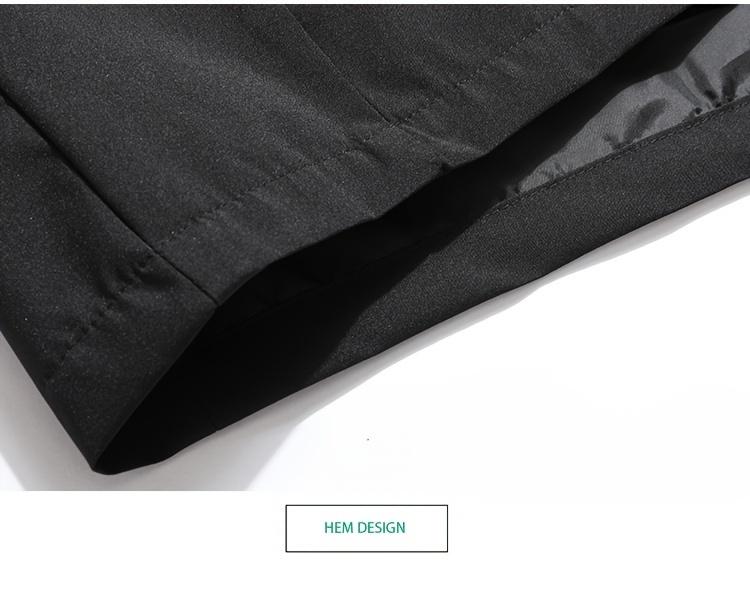 Solid Color Men's Long Sleeve Zip Up Windproof Hooded Sports Jacket For Spring Fall Outdoor, Hiking Running Cycling