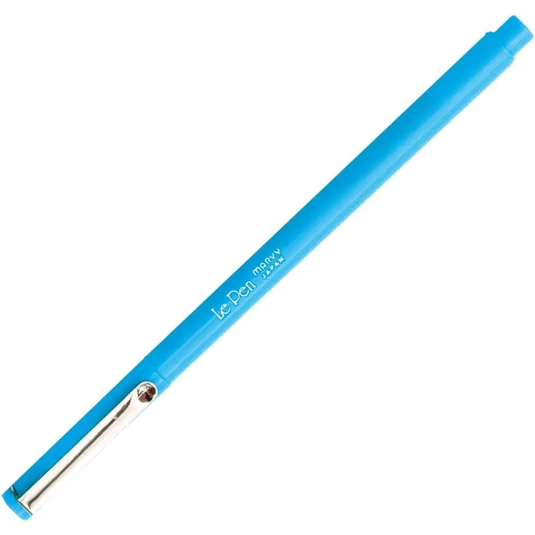 Uchida of  4300-C-10 0.3 Point Size Le Pen Drawing Pen, Light Blue
