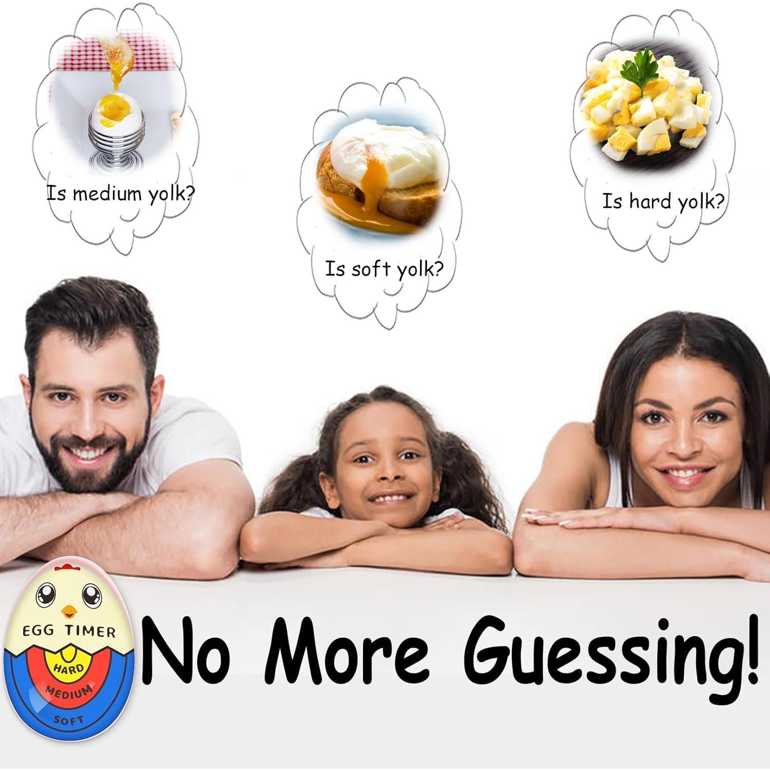 Egg Timer for Boiling Eggs That Changes Color When Done, Color