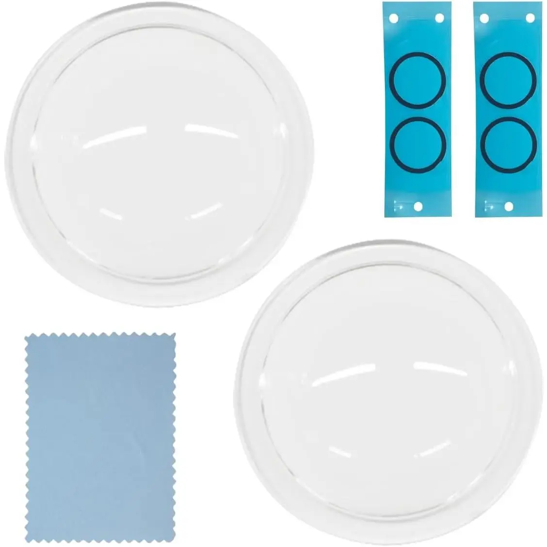 Camera Lens Protector, Clear High-Transparency Anti-Rain Anti-Glare Backup Camera Protective Sticker, Water-Resistant Adhesive  Reversing Cameras Rain Shield (2PCS)