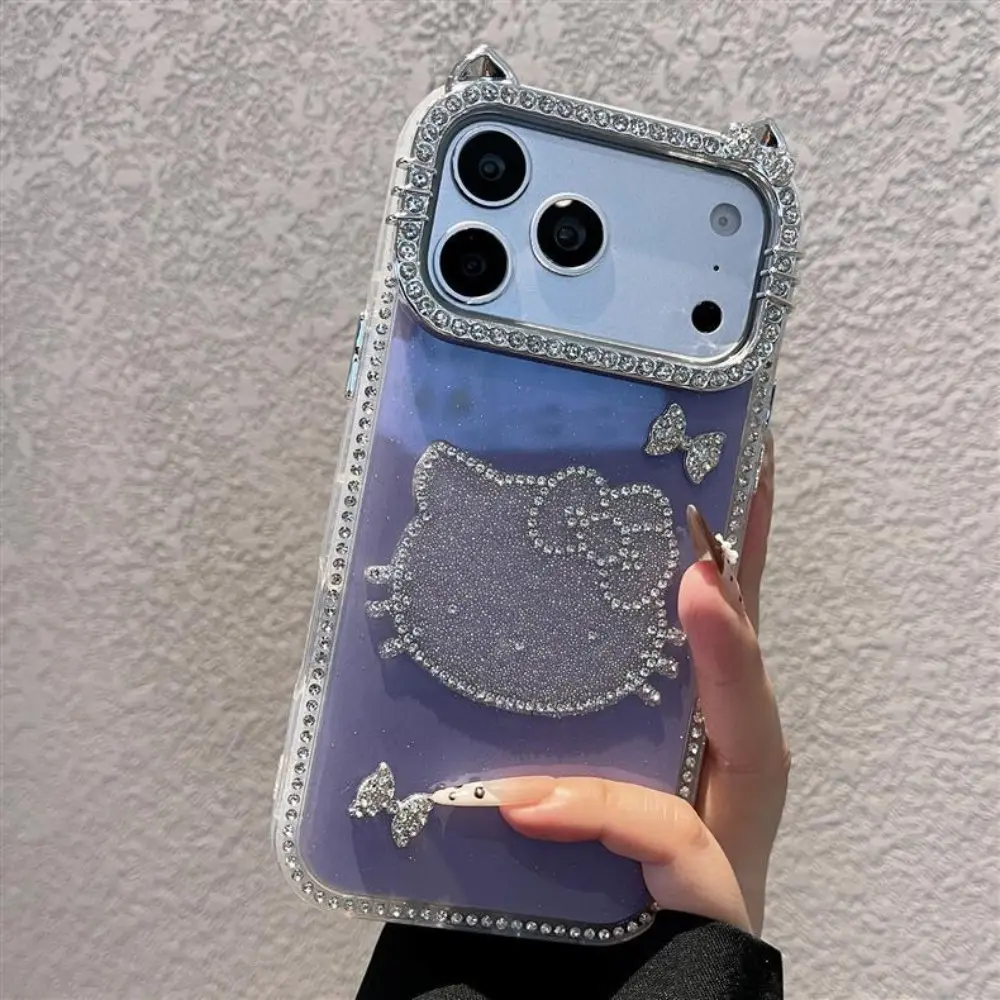 Premium Rhinestone Bow Phone Case For iPhone 17 Air 16 15 14 13 12 Pro Max Plus, Stylish Protective Case