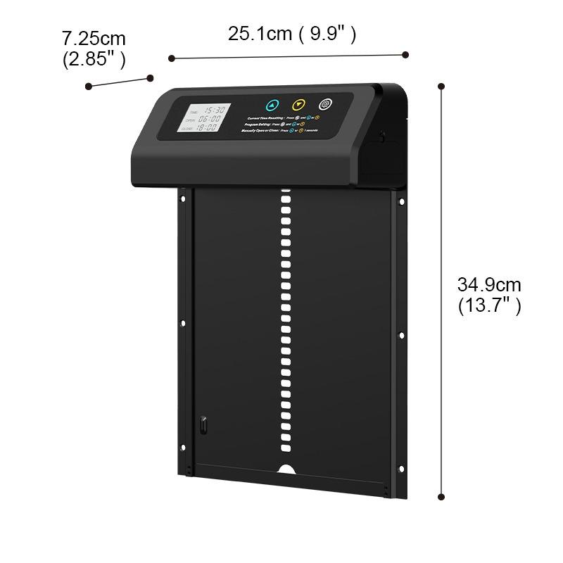 Automatic Sensing Chicken Coop Door, Anti Pinch Design, Timer & Light Control, Easy Installation, Ideal for Farming & Pet Care