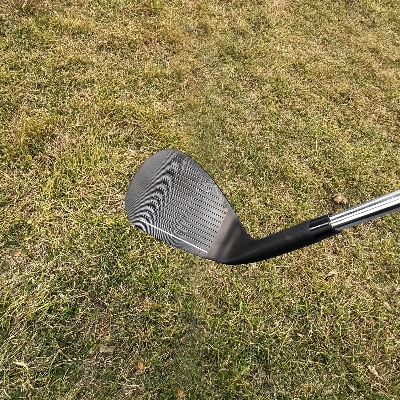 Matte Laser Logo Sand Wedge 52°/56°/60° Laser NO-SHARK Logo CNC Milled Lob Wedge  Stainless Steel Shaft Anti-Slip Grip tour satin wedge right hand Golf Clubs Wedge Set