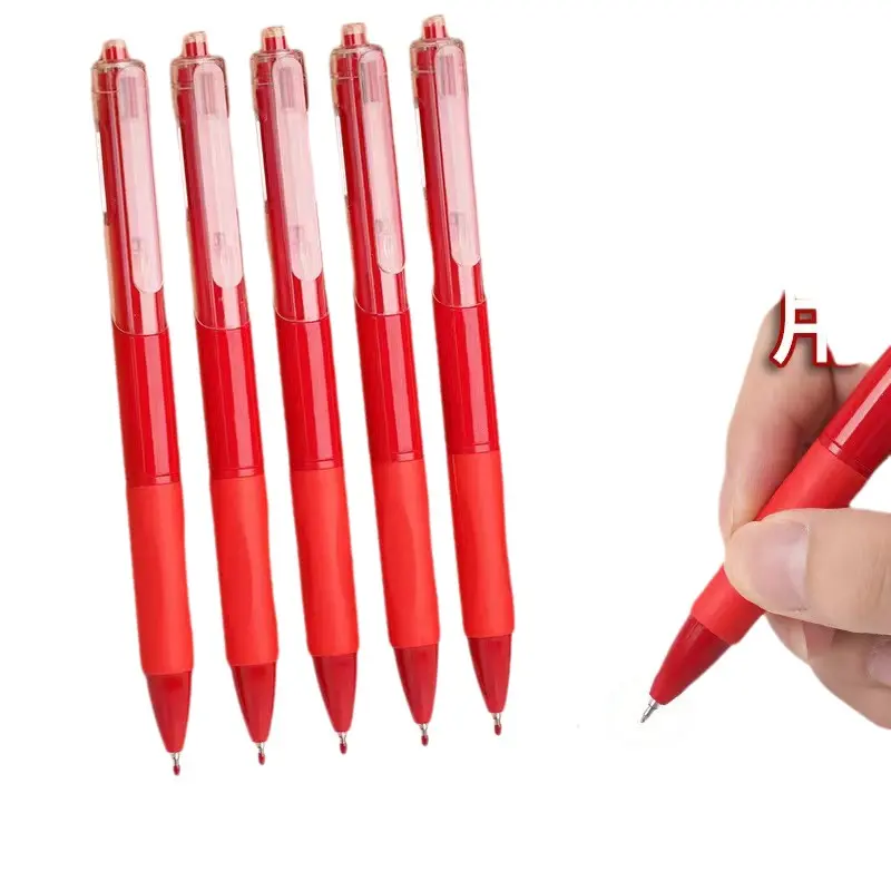 Teacher-Specific Correction Pen, Push-Button Neutral Ink, Carbon-Based Marker, Ideal for Homework Annotation and Grading